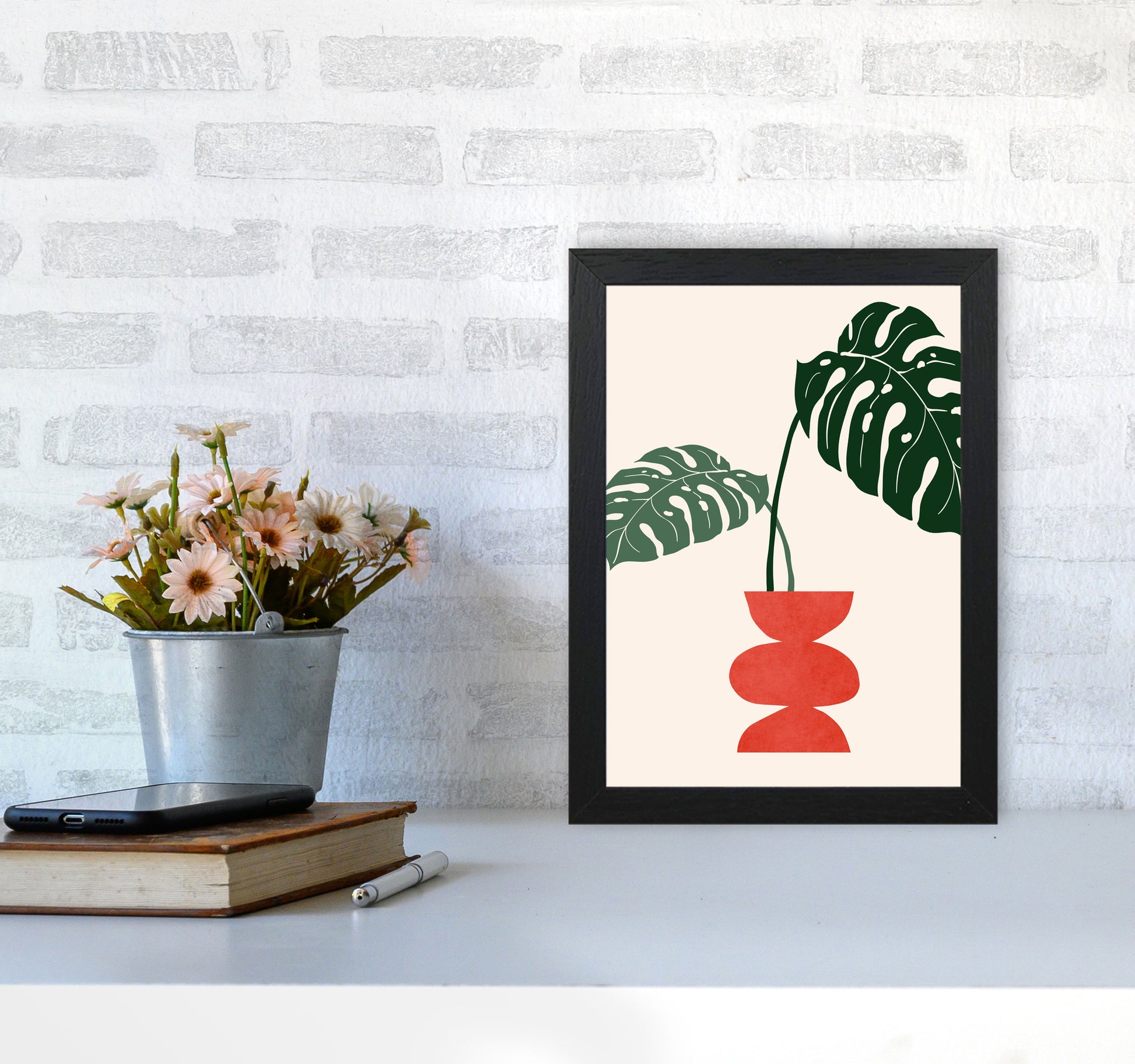 Sweet Days Y Art Print by Kubistika A4 White Frame