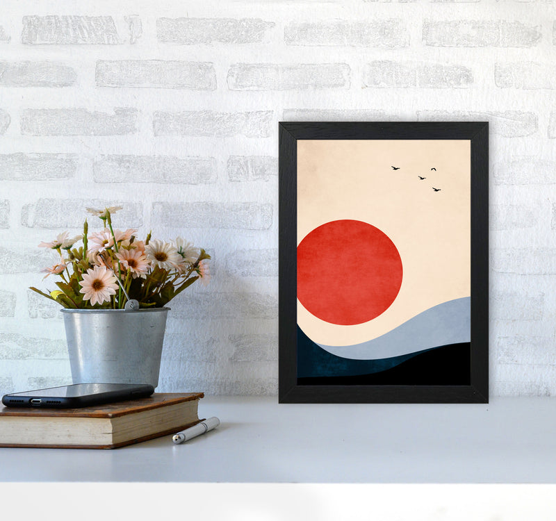 Seaside Memories Art Print by Kubistika A4 White Frame