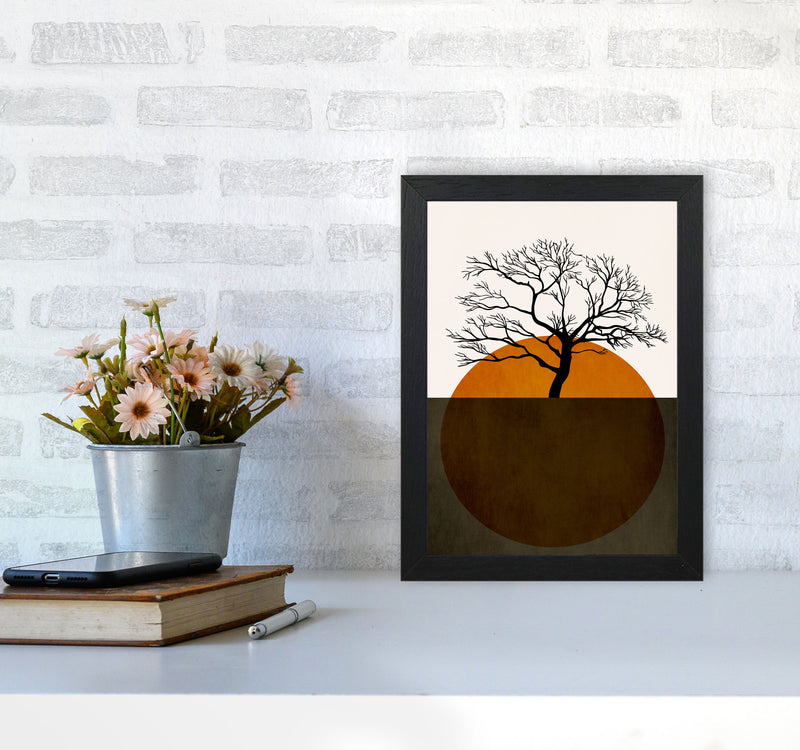 Sunny Days Of Silence Art Print by Kubistika A4 White Frame