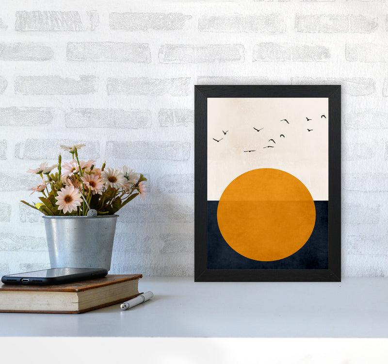 Melody Of Life Art Print by Kubistika A4 White Frame