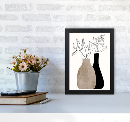 Gris En Gris Art Print by Kubistika A4 White Frame
