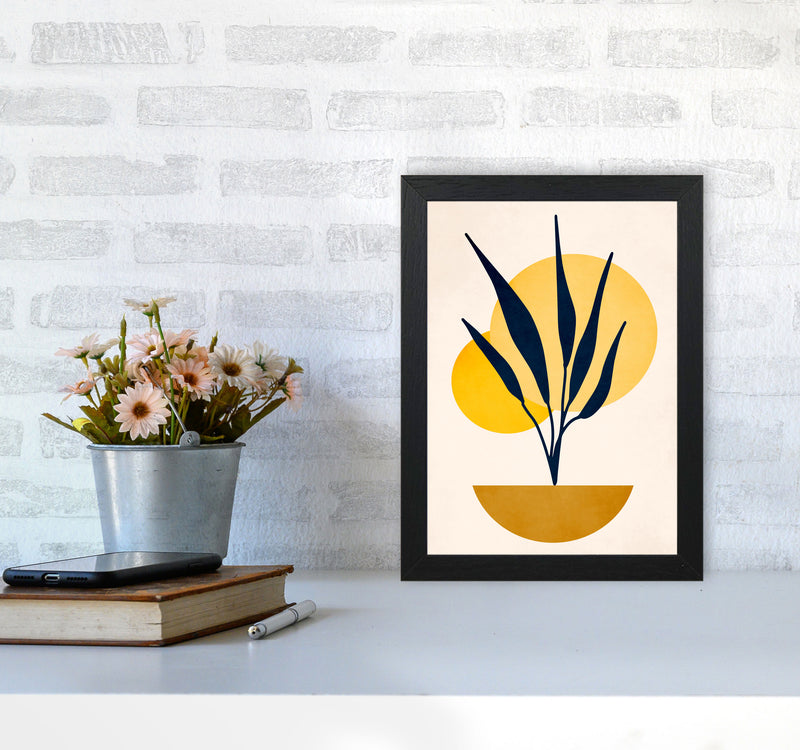 Copenhagen No.5 Art Print by Kubistika A4 White Frame