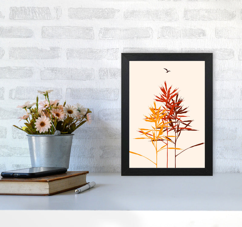 Above The Fields Art Print by Kubistika A4 White Frame