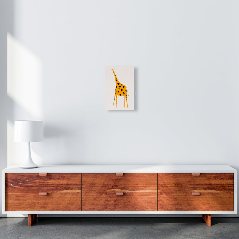 Cute Griraffe Nursery Art Print by Kubistika A4 Canvas