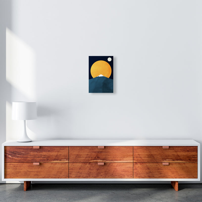 Himalaya Contemporary Art Print by Kubistika A4 Canvas