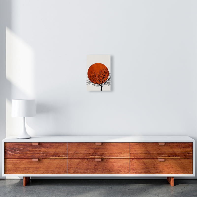 A Blooming Oak  Modern Contemporary Art Print by Kubistika A4 Canvas