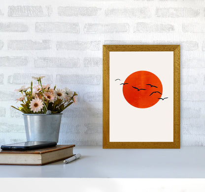 A Beautiful Day Modern Contemporary Art Print by Kubistika A4 Print Only