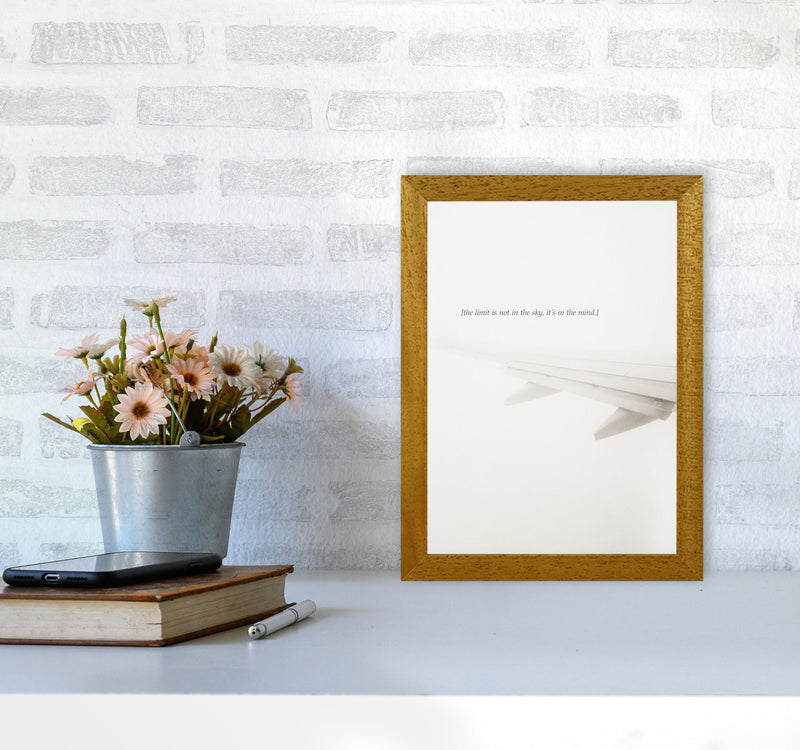 No Limits Quote Contemporary Art Print by Kubistika A4 Print Only