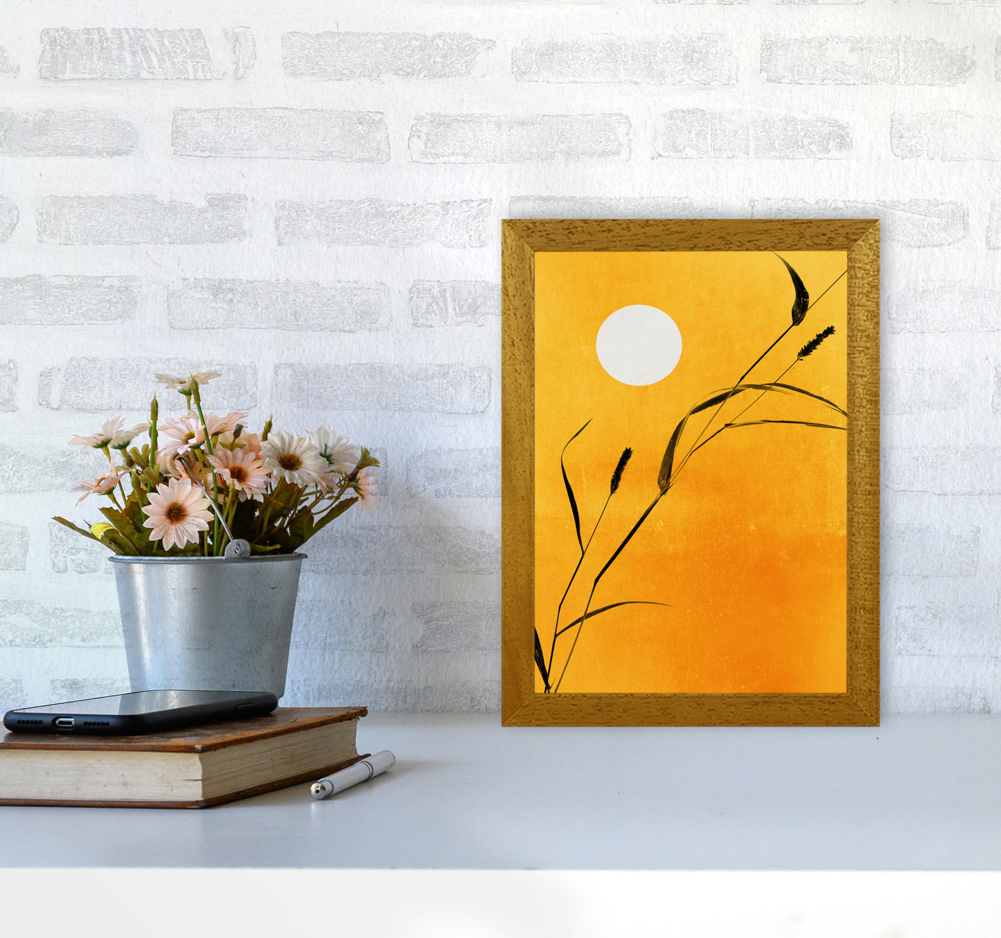 Sunny Days Contemporary Art Print by Kubistika A4 Print Only