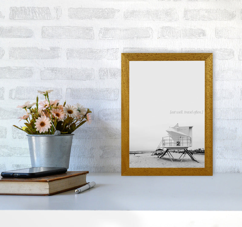 Eat Well Travel Often Photography Art Print by Kubistika A4 Print Only