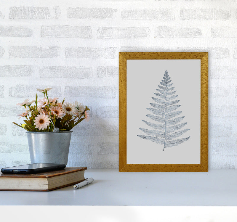 Botanica Minimalistica - GREY Modern Art Print by Kubistika A4 Print Only