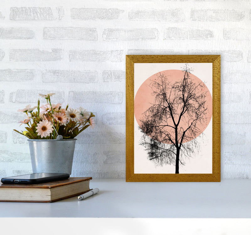 Autumn Sunset Contemporary Art Print by Kubistika A4 Print Only