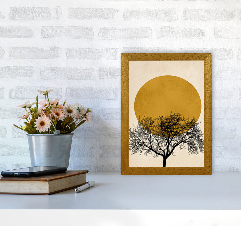 A Beautiful Winter Morning Modern Contemporary Art Print by Kubistika A4 Print Only