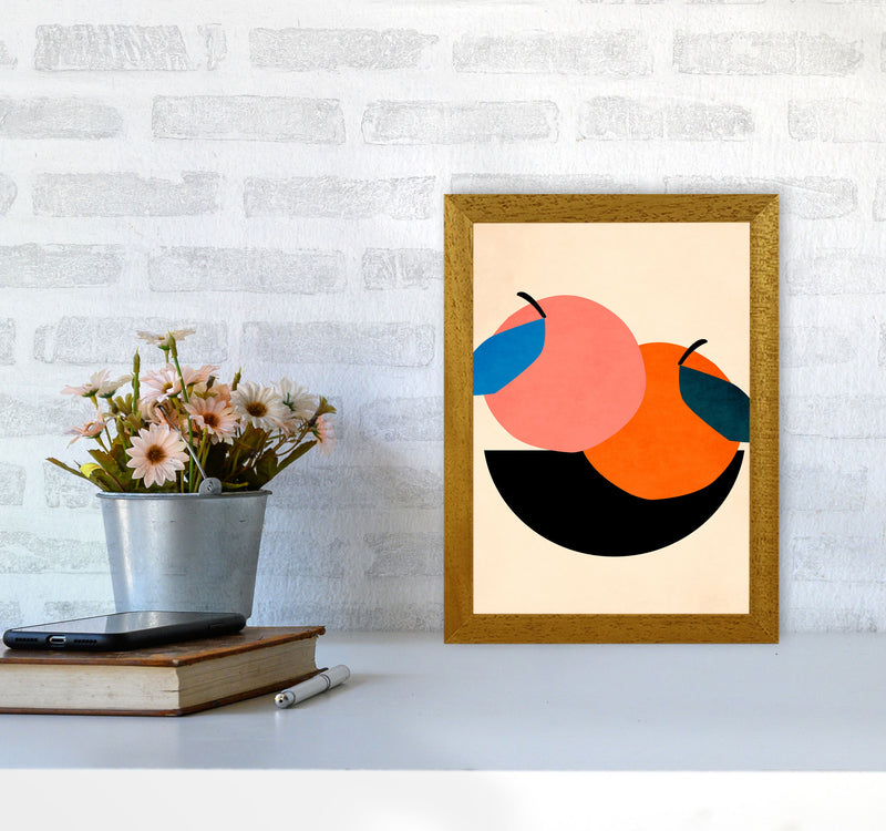 Two Apples Art Print by Kubistika A4 Print Only