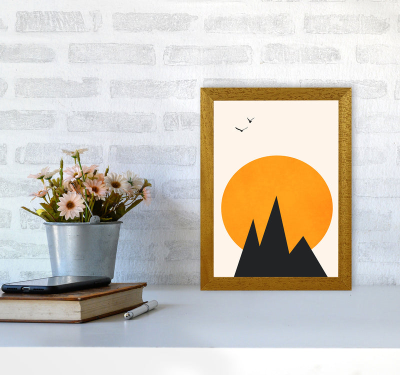 Les Alpes Art Print by Kubistika A4 Print Only