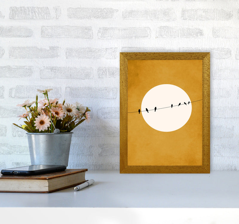 Chirping And Chilling (At Night) Art Print by Kubistika A4 Print Only