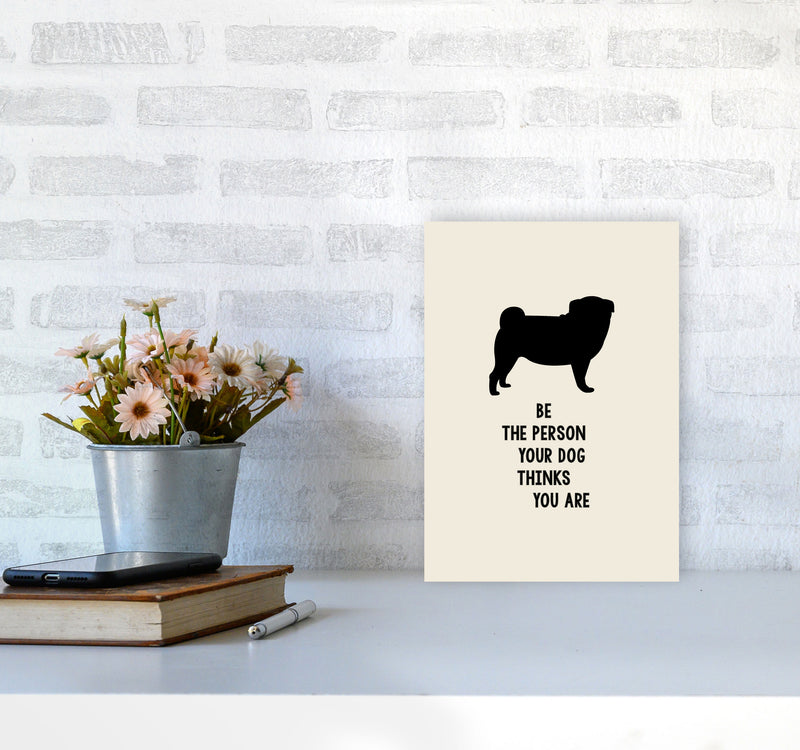 Be Kind Quote Art Print by Kubistika A4 Black Frame