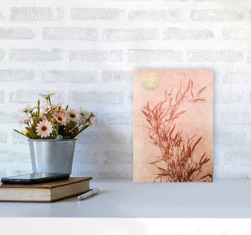 Sentimental Touch Contemporary Art Print by Kubistika A4 Black Frame
