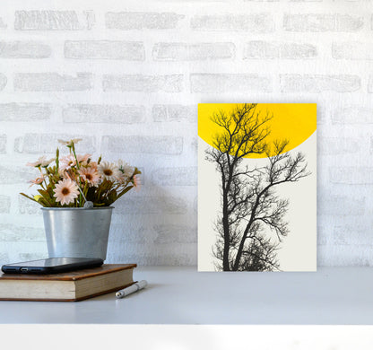 Autumn Memories Contemporary Art Print by Kubistika A4 Black Frame