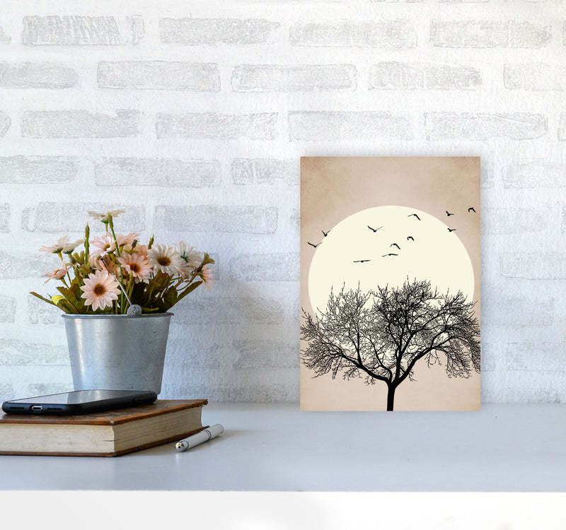 Dreamers - BRIGHT Contemporary Art Print by Kubistika A4 Black Frame