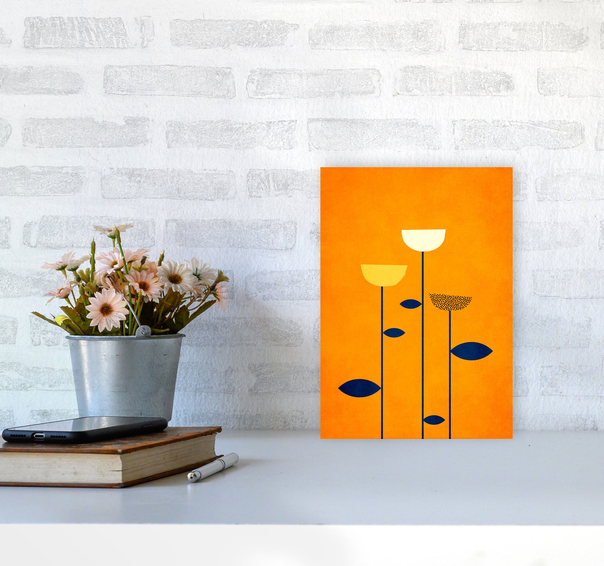 We are family Contemporary Art Print by Kubistika A4 Black Frame