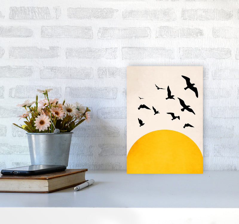 Wings To Fly X Art Print by Kubistika A4 Black Frame