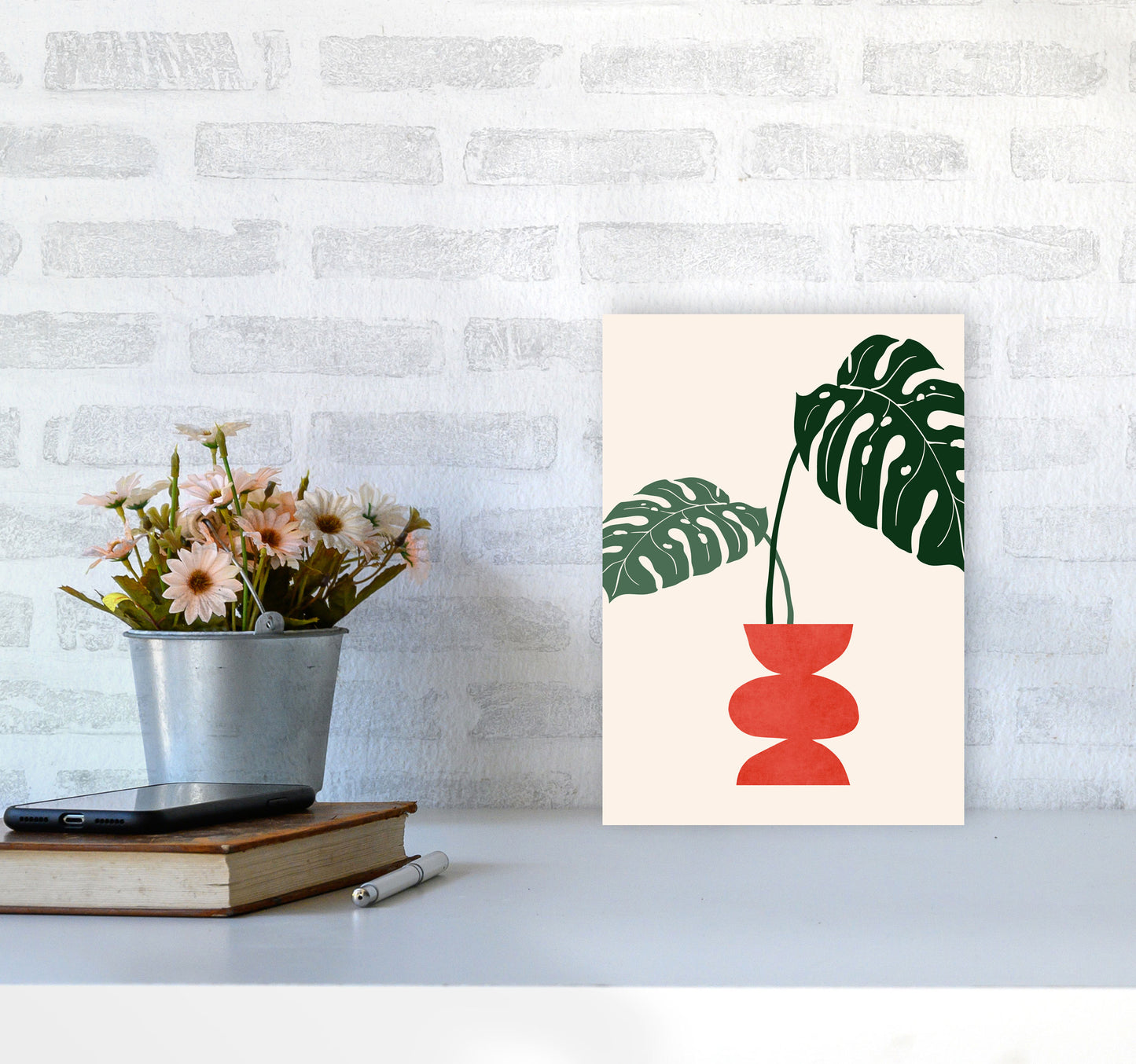 Sweet Days Y Art Print by Kubistika A4 Black Frame