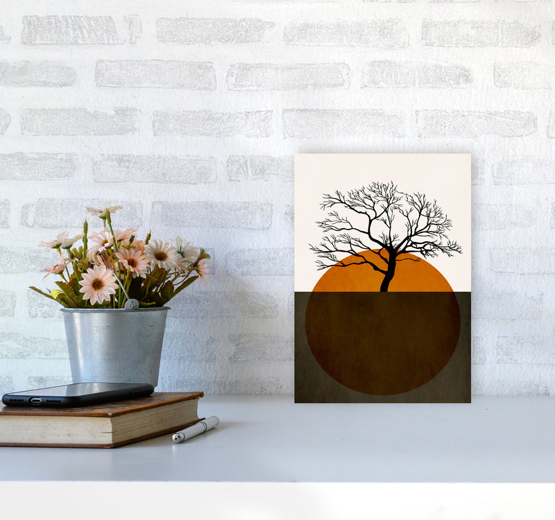 Sunny Days Of Silence Art Print by Kubistika A4 Black Frame