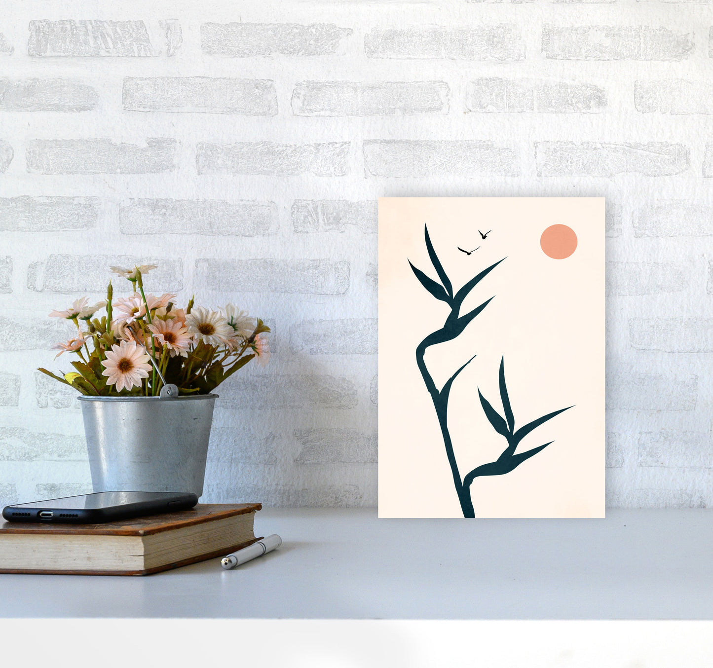 Paradise Art Print by Kubistika A4 Black Frame