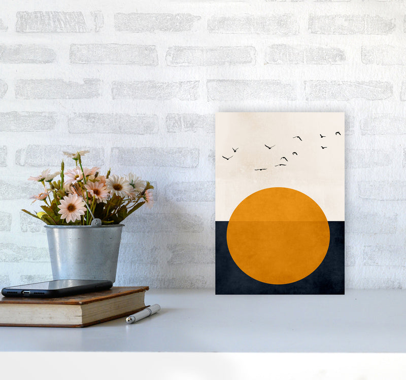 Melody Of Life Art Print by Kubistika A4 Black Frame
