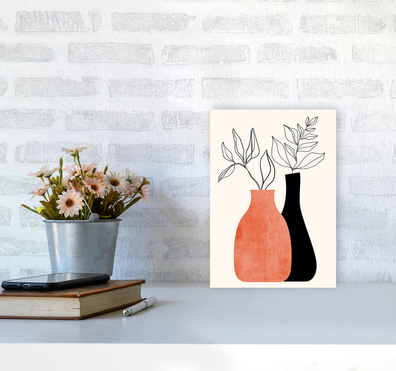 Madame & Monsieur Art Print by Kubistika A4 Black Frame