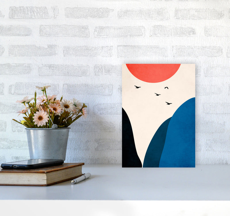 Innocent Days Art Print by Kubistika A4 Black Frame