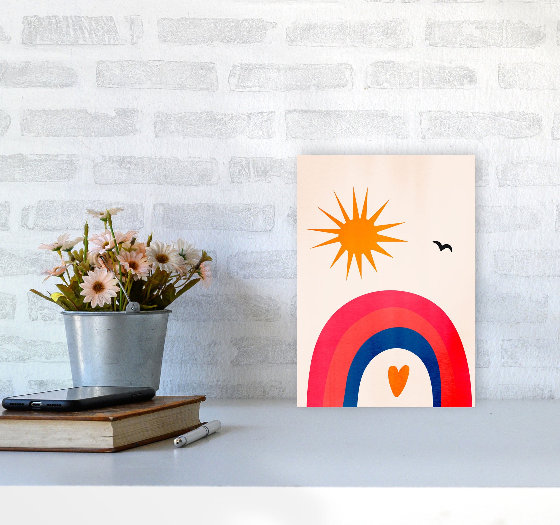 Happy Days! Art Print by Kubistika A4 Black Frame