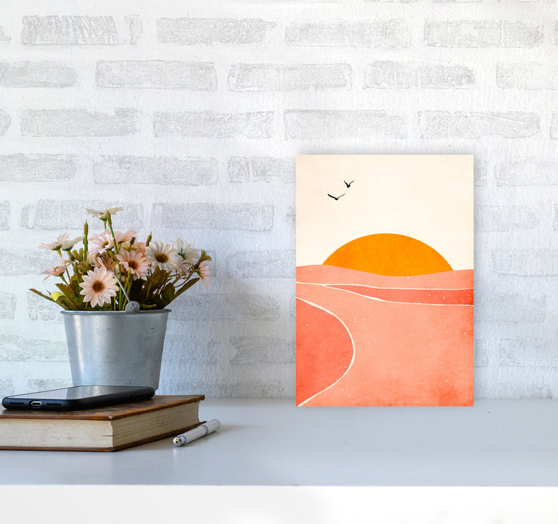 Dancing In The Sun Art Print by Kubistika A4 Black Frame