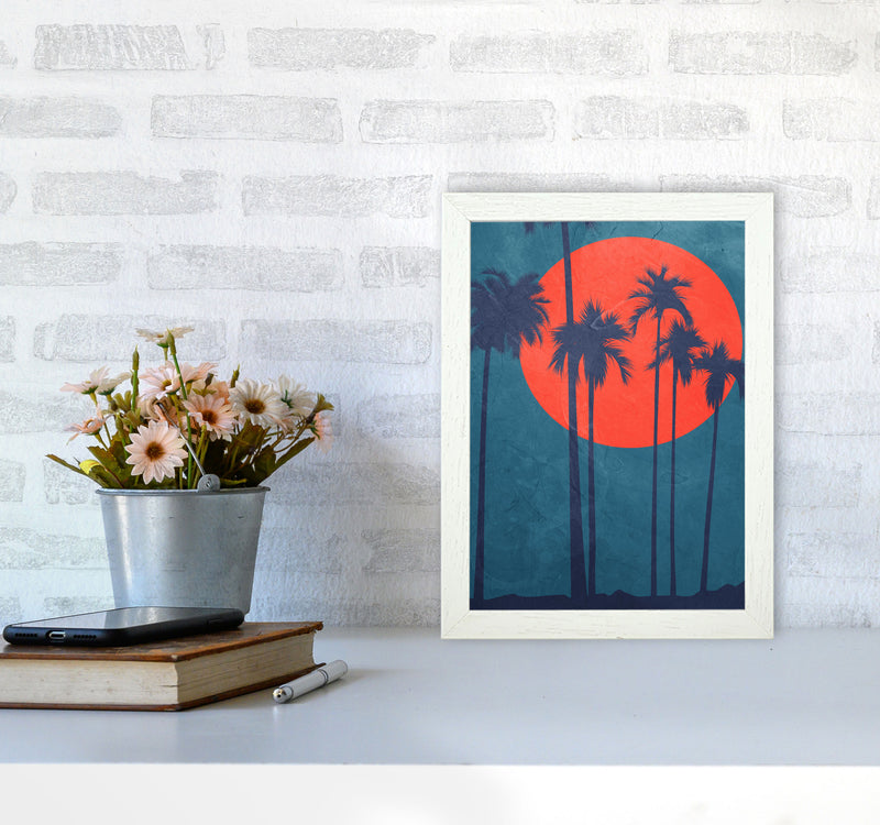 Cote d´Azur Photography Art Print by Kubistika A4 Oak Frame