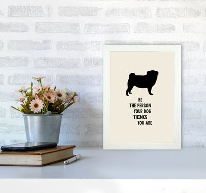 Be Kind Quote Art Print by Kubistika A4 Oak Frame