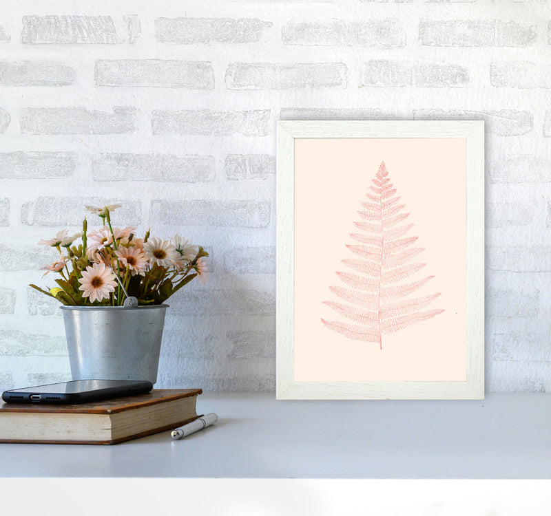 Botanica Minimalistica - ROUGE Modern Art Print by Kubistika A4 Oak Frame