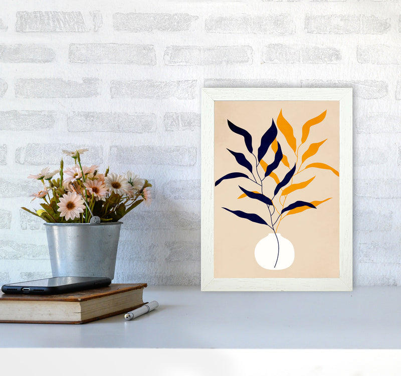 Purity Art Print by Kubistika A4 Oak Frame