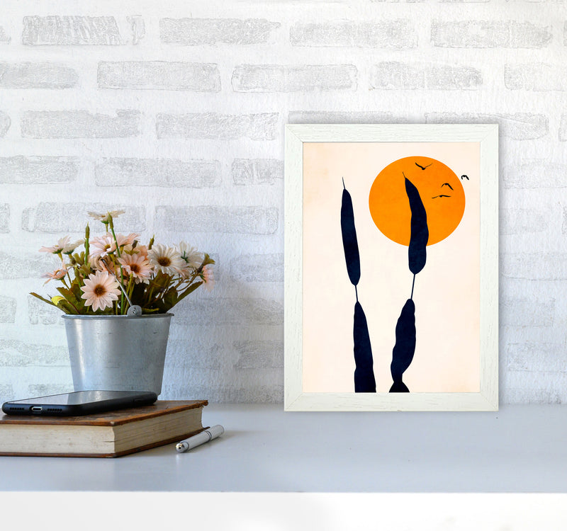 Night And Day Art Print by Kubistika A4 Oak Frame