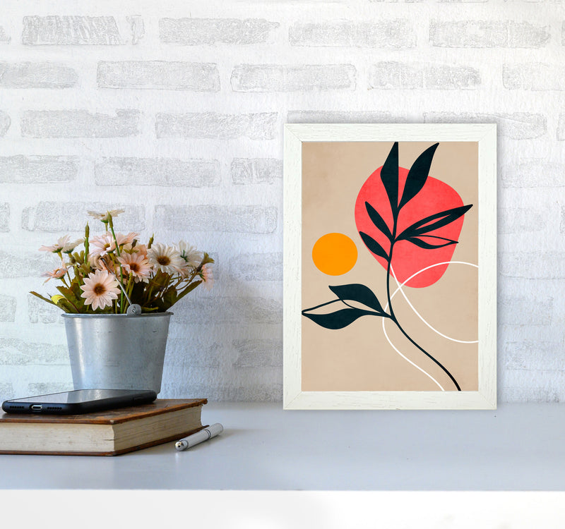 Memento Art Print by Kubistika A4 Oak Frame