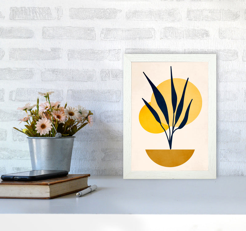 Copenhagen No.5 Art Print by Kubistika A4 Oak Frame