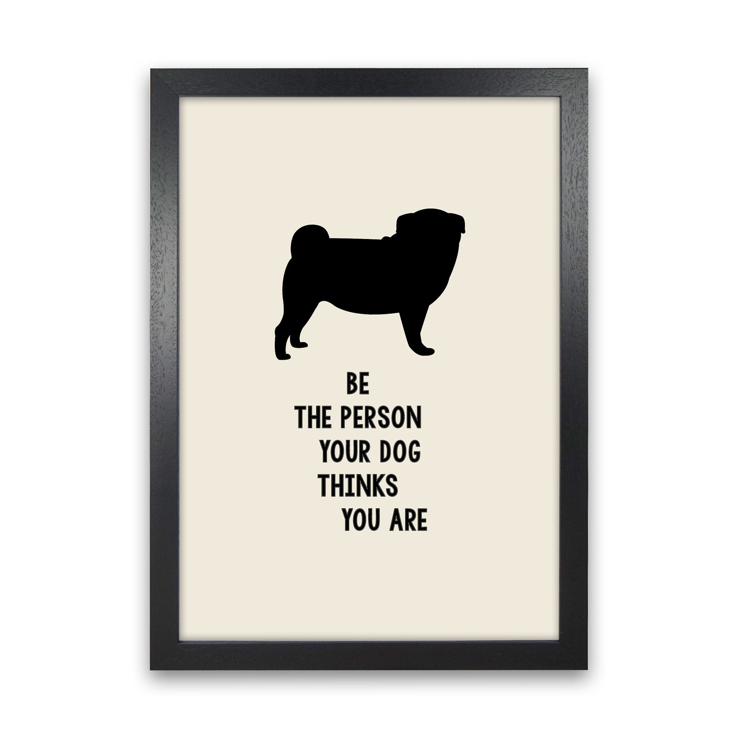 Be Kind Quote Art Print by Kubistika Black Grain