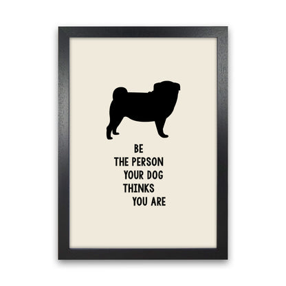 Be Kind Quote Art Print by Kubistika Black Grain