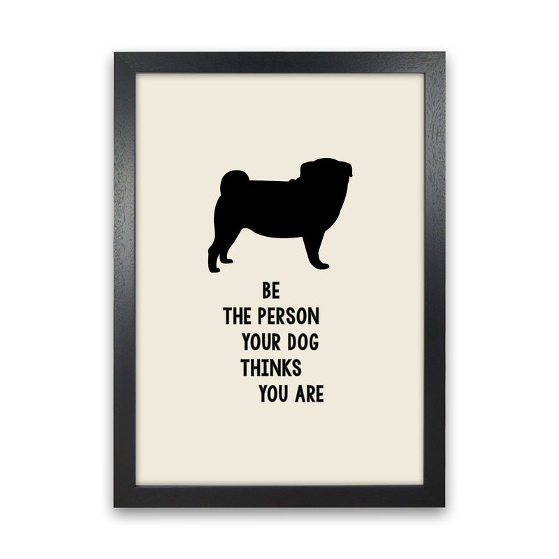 Be Kind Quote Art Print by Kubistika Black Grain