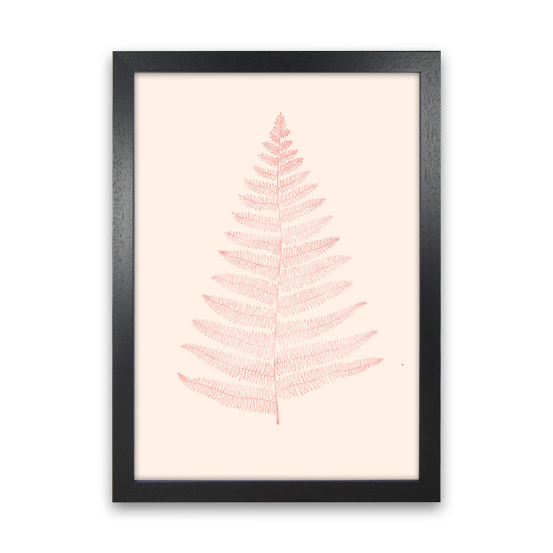 Botanica Minimalistica - ROUGE Modern Art Print by Kubistika Black Grain