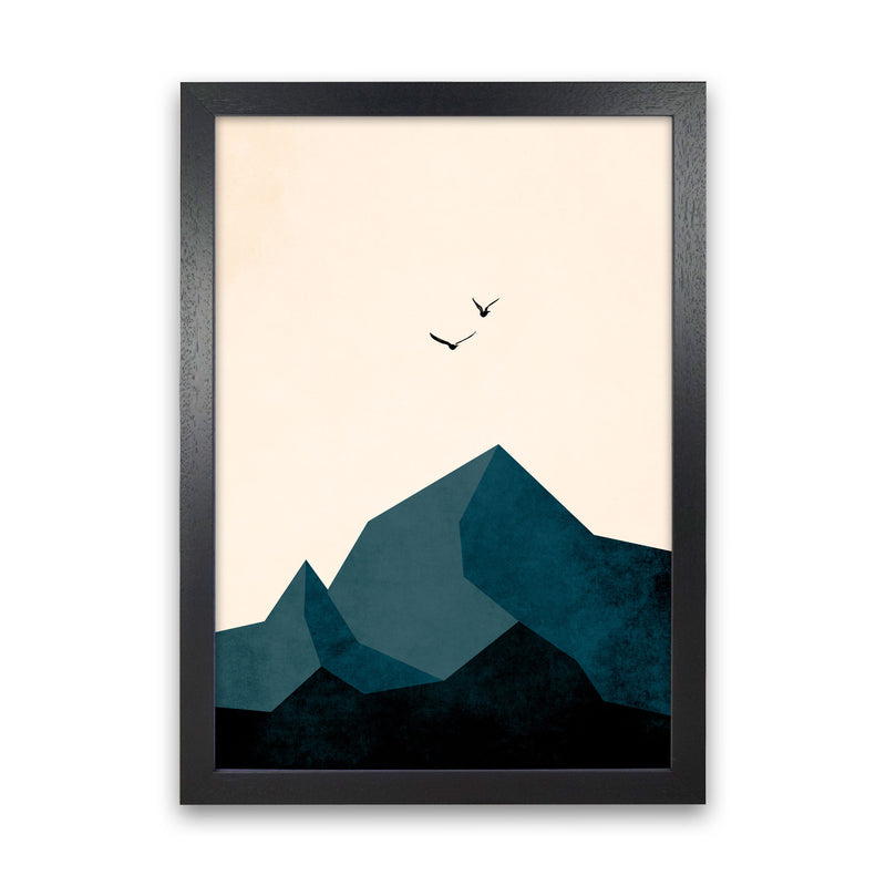 Zugspitze ZWEI Art Print by Kubistika Black Grain