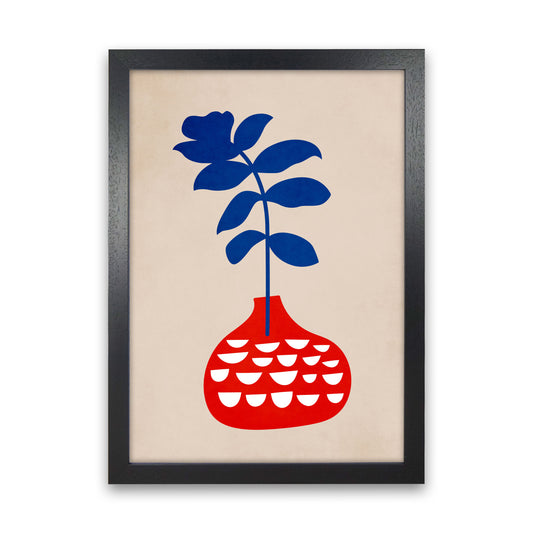 Wild Flower Art Print by Kubistika Black Grain