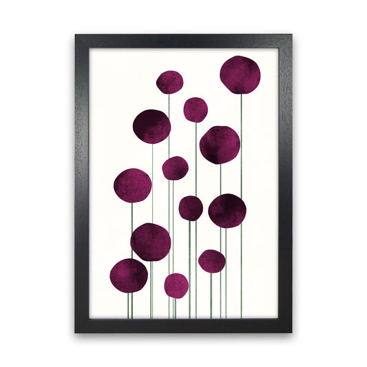 Waterflowers No.2 Art Print by Kubistika Black Grain