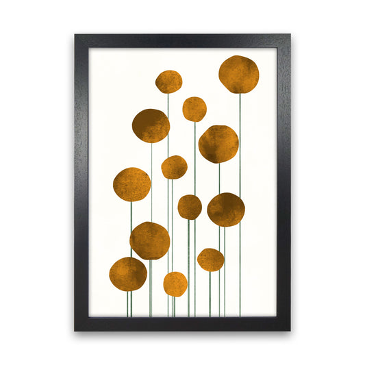 Waterflowers No.3 Art Print by Kubistika Black Grain