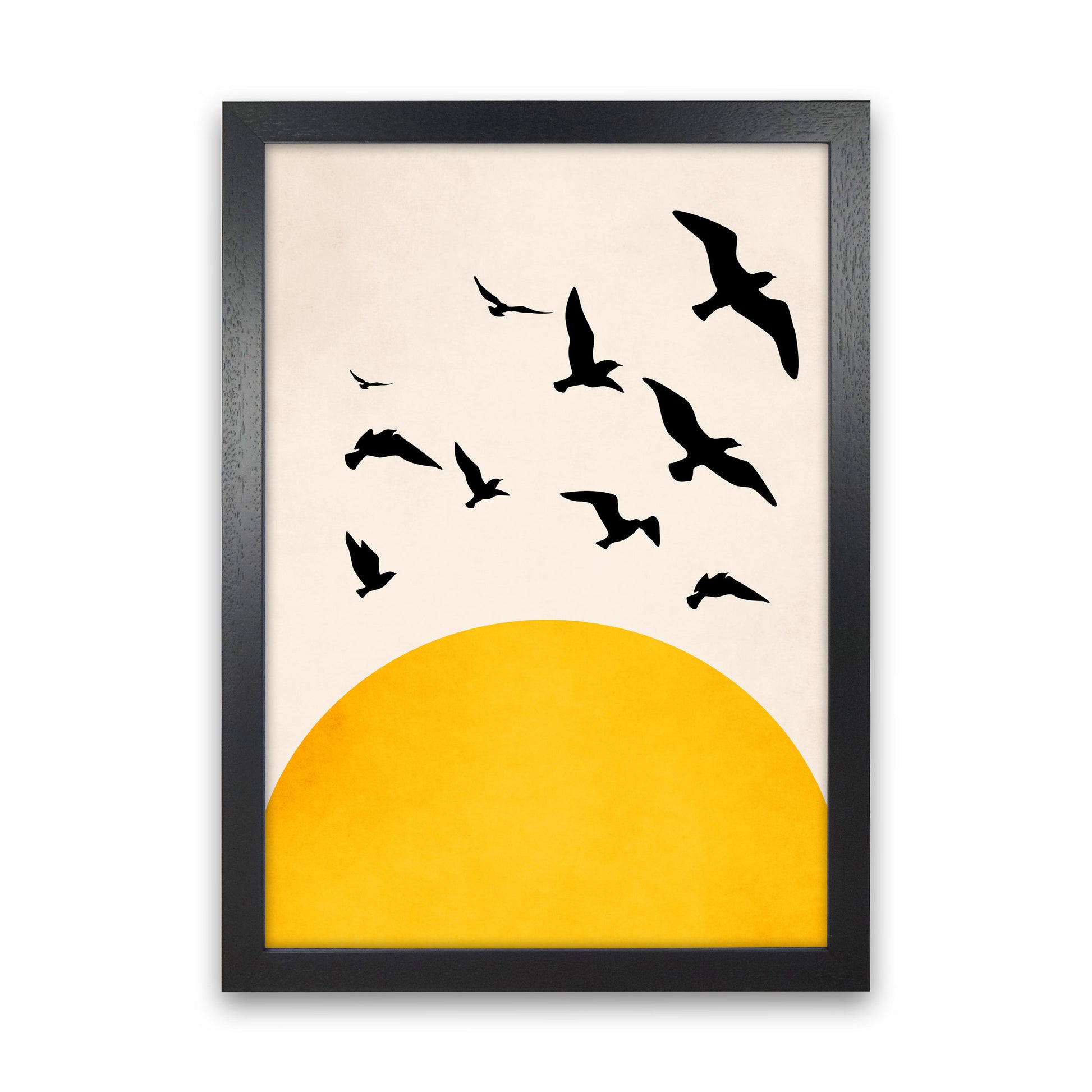 Wings To Fly X Art Print by Kubistika Black Grain